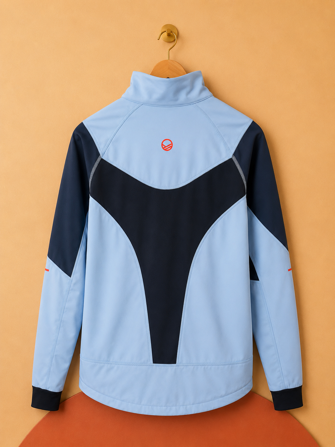 Veste softshell HALTI bleu ciel et bleu marine – Neuve avec étiquette