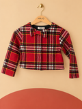 Veste courte à carreaux Cikoby – 5/6 ans – Neuve avec étiquette