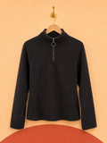 Polaire zippée BRAVE SOUL London noire – Taille S – Neuve avec étiquette