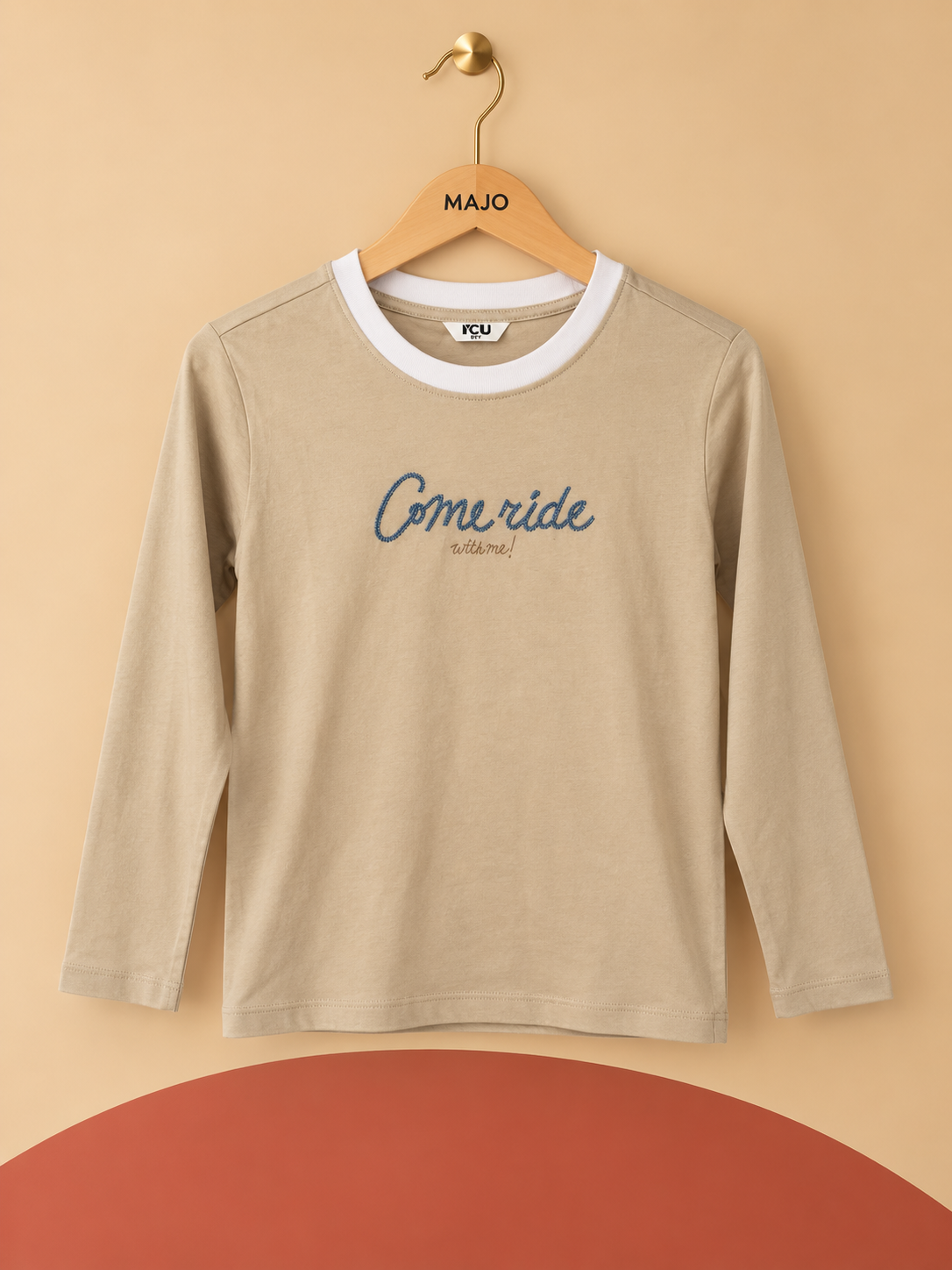 T-shirt manches longues Y-Clu Boy – 8 ans – 100 % coton – Neuf avec étiquette