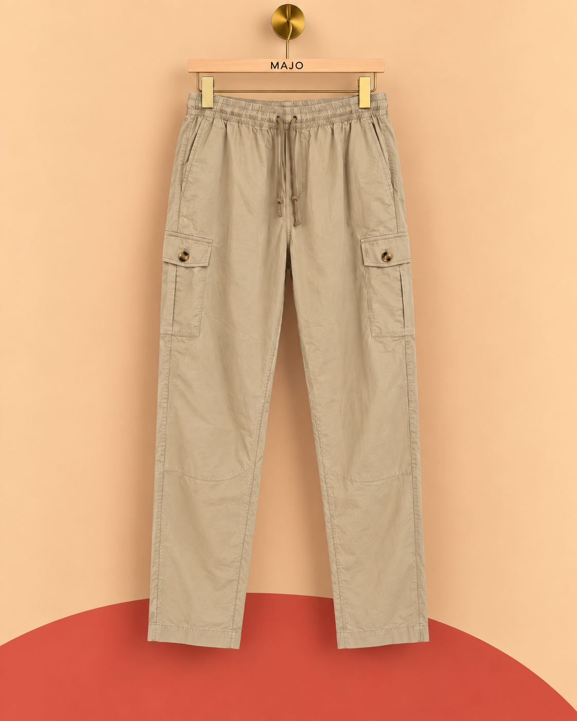 Pantalon léger Marmita beige – Taille XL – Neuf avec étiquette