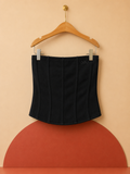 Bustier corset noir zippé – OCEANSAPART – Neuf avec étiquette