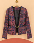 Blazer léger SOGGO Paris imprimé – Taille 1 – Neuf sans étiquette