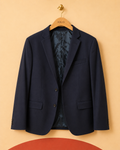 Veste de costume bleu marine Bayard – Taille 50S – Neuve avec étiquette