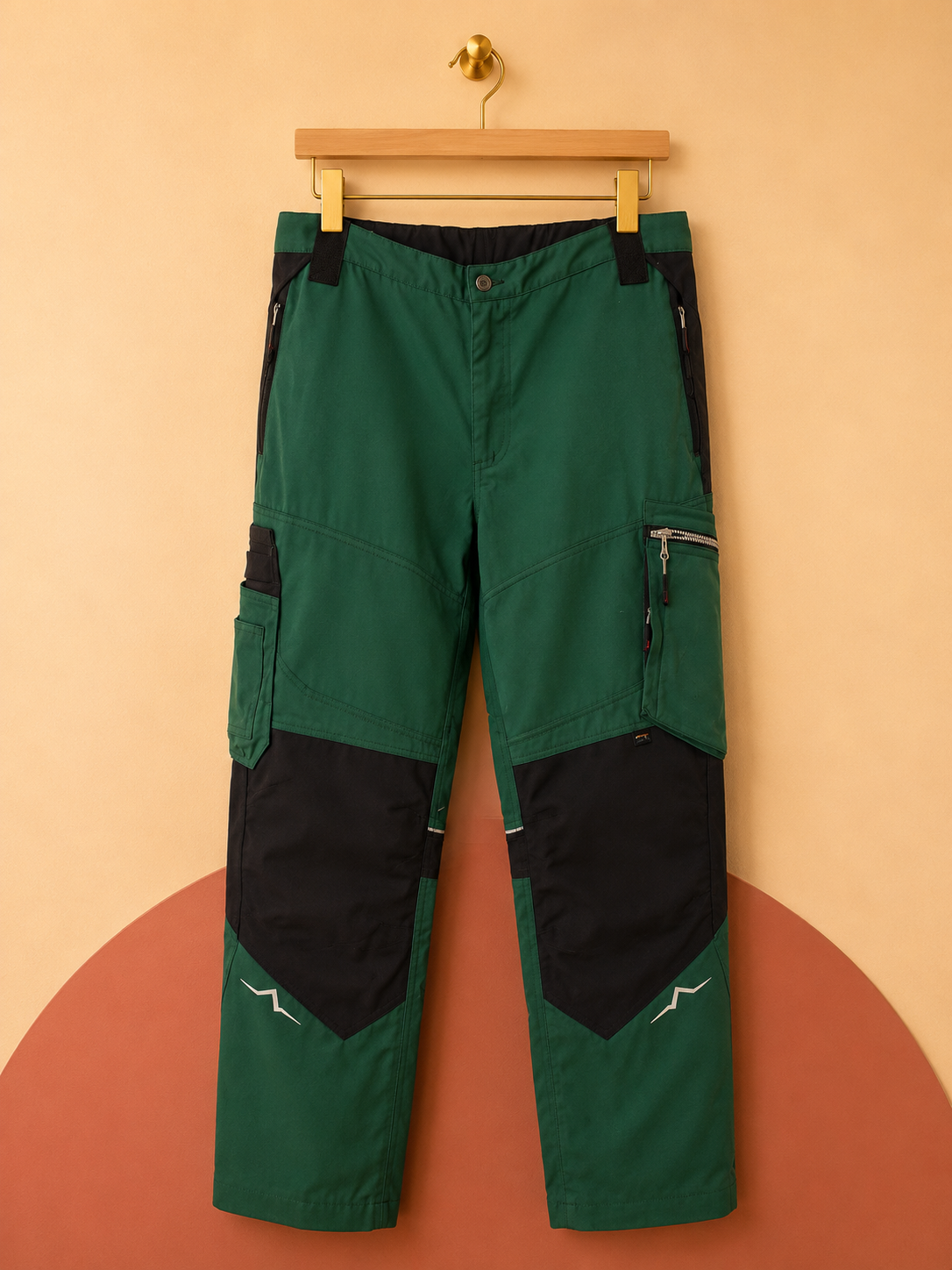Pantalon de travail KÜBLER vert et noir – Neuf avec étiquette