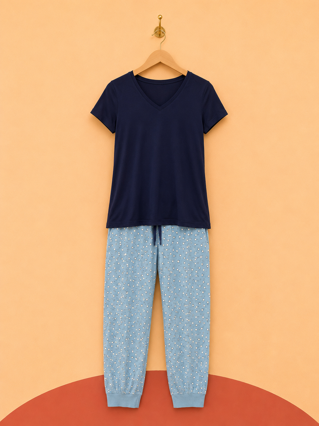 Pyjama Queentex 2 pièces 100 % coton – Taille S – Neuf avec étiquette