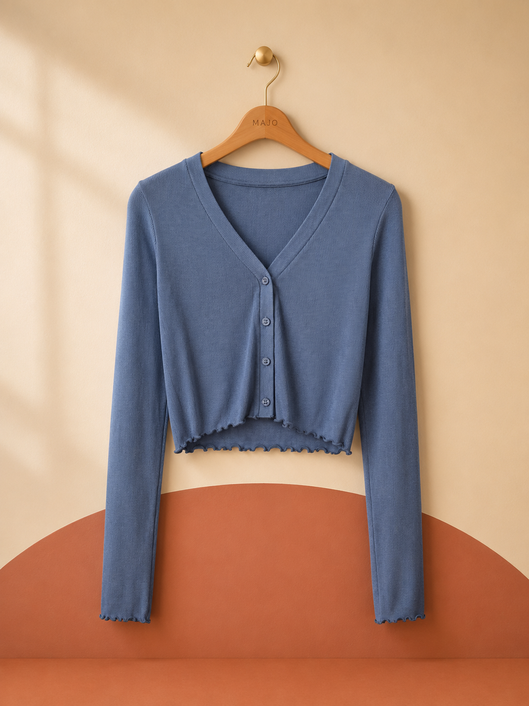 Gilet court bleu Terranova – Neuf avec étiquette