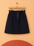 Jupe bleu marine taille haute – 12 ans – Neuve avec étiquette