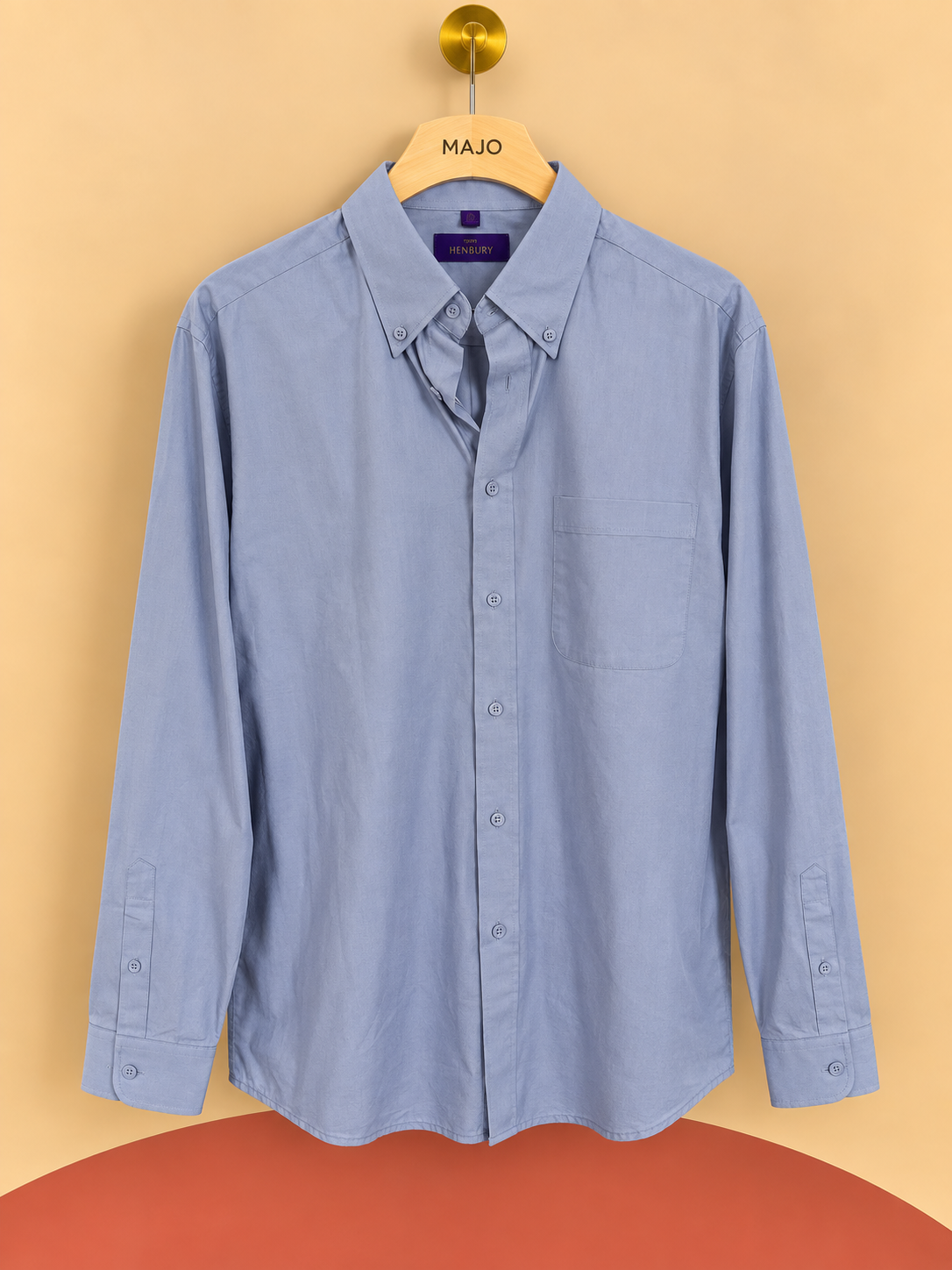 Chemise HENBURY bleu clair – Taille M – Neuf avec étiquette