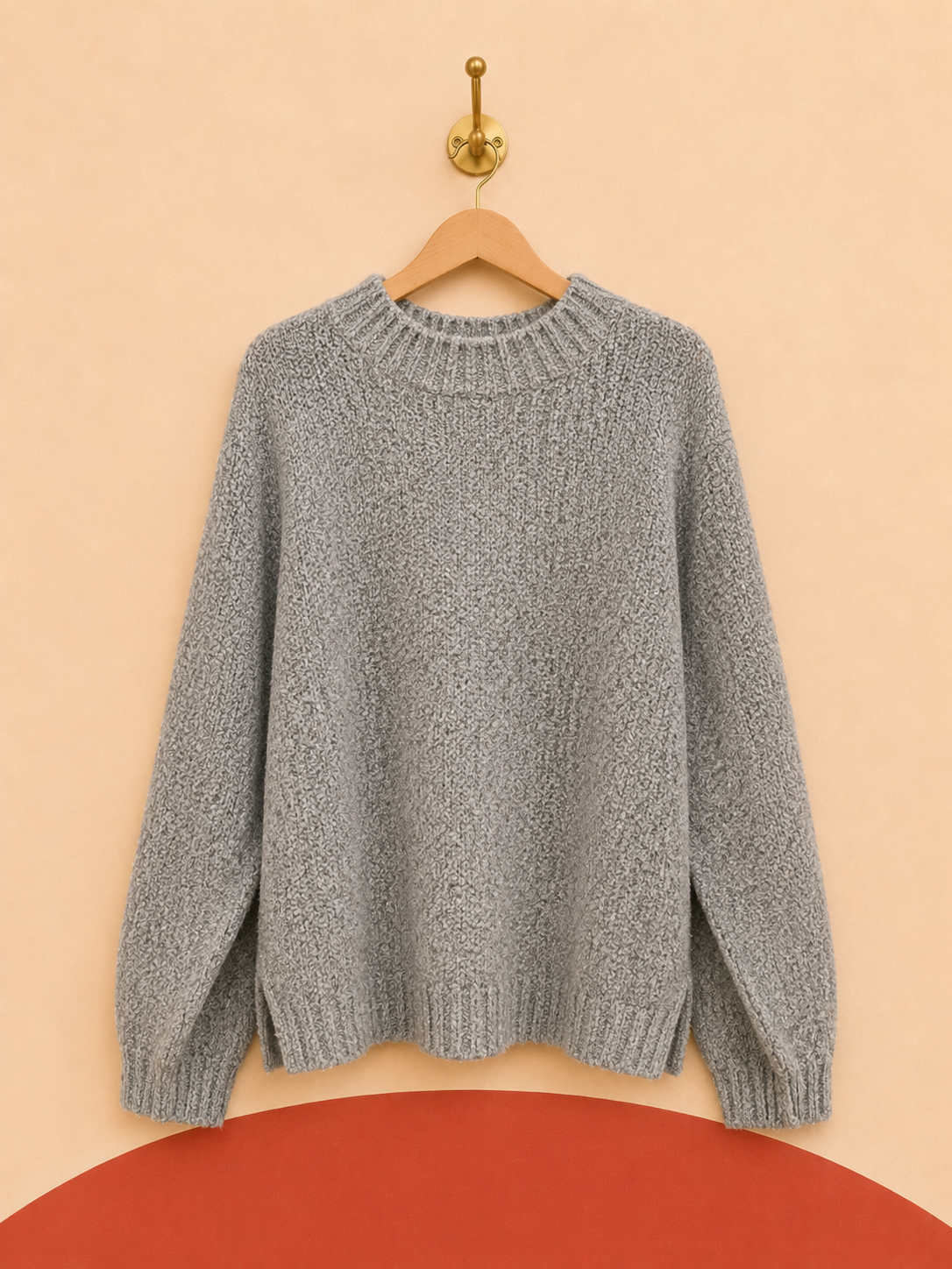 Pull MODODOC gris – Taille M – Neuf avec étiquette