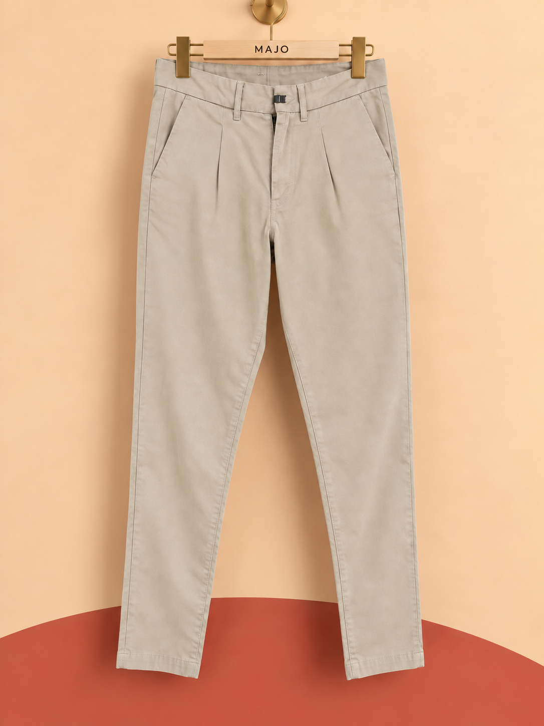 Chino homme Lion of Porches beige – Taille 42 – Neuf avec étiquette