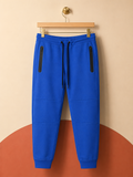 Jogging bleu électrique à poches zippées –1 Neuf avec étiquette