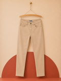Jean beige coupe droite – Neuf avec étiquette