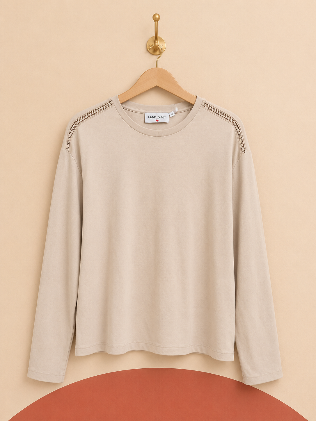 Pull NAF NAF écru – Neuf avec étiquette