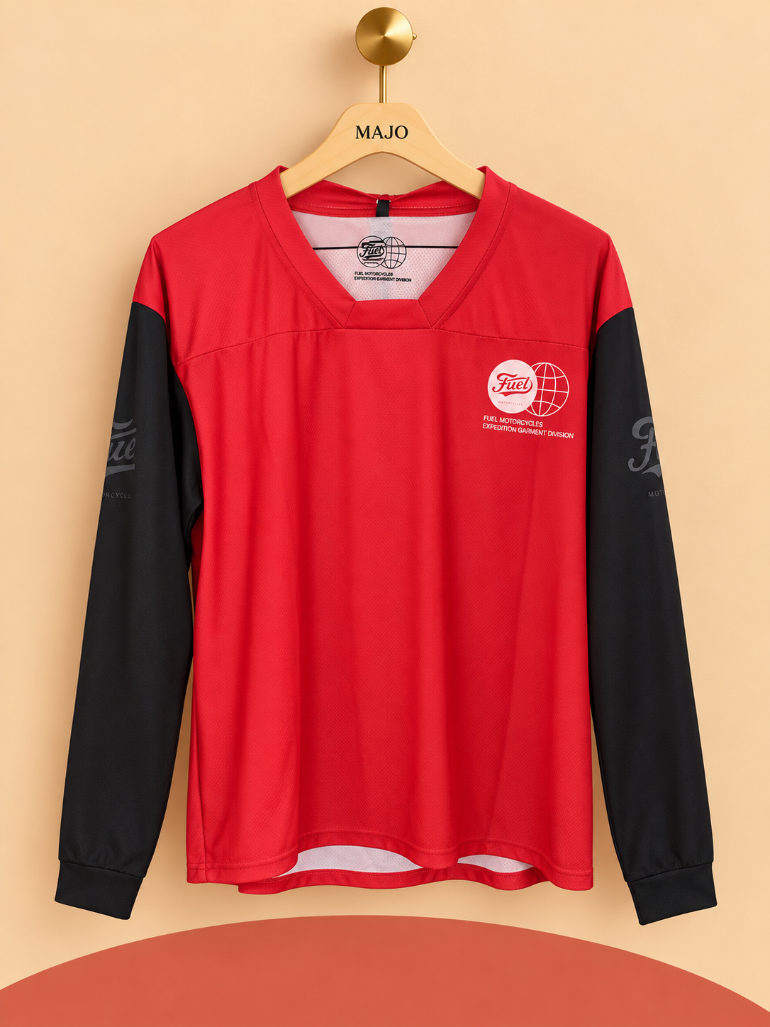 Maillot Fuel rouge et noir – Taille XXL – Neuf avec étiquette