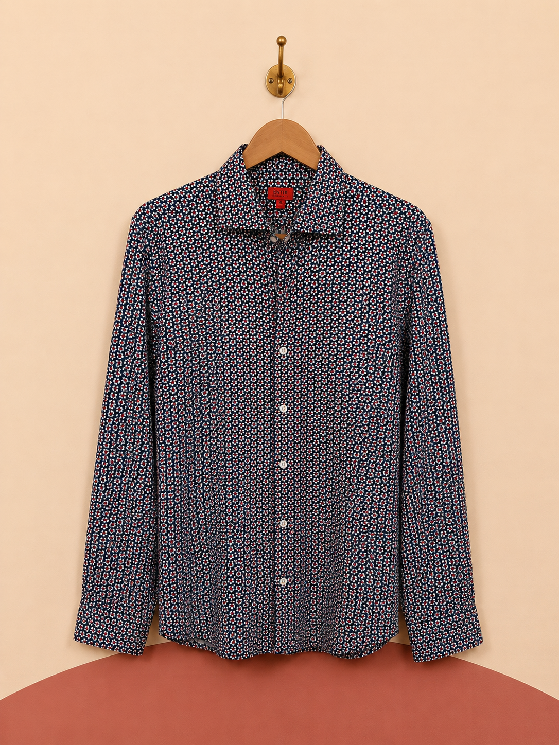 Chemise ZNT18 100 % coton à imprimé fleuri – Taille XS – Neuve avec étiquette