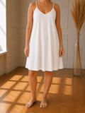 Top à bretelles blanc femme – Débardeur fluide léger – Taille XXL