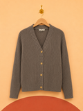 Gilet en laine Saint Armont taupe – 100 % laine – Taille S – Neuf avec étiquette
