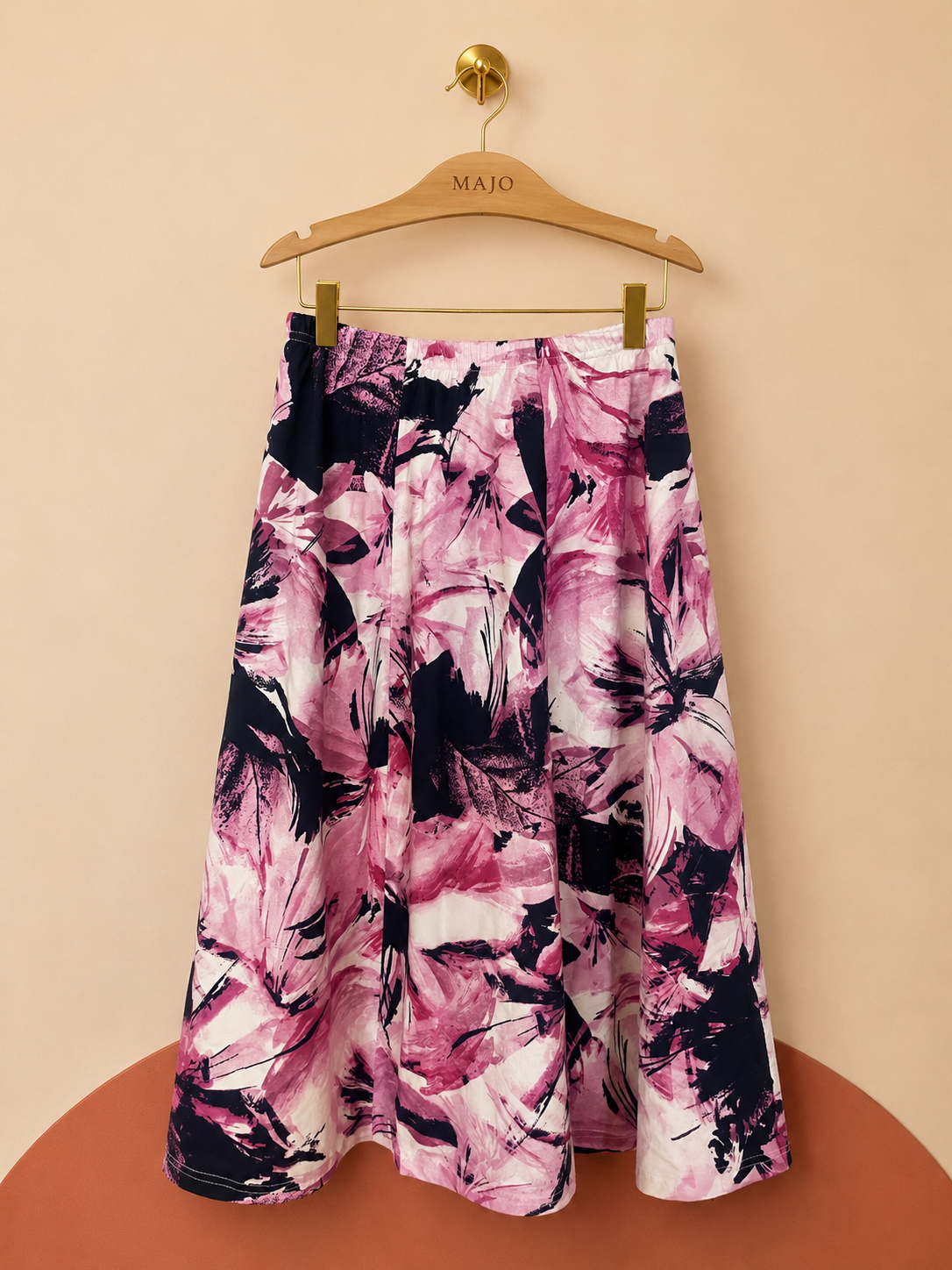 Jupe midi fleurie HEP Authentics – Neuve avec étiquette