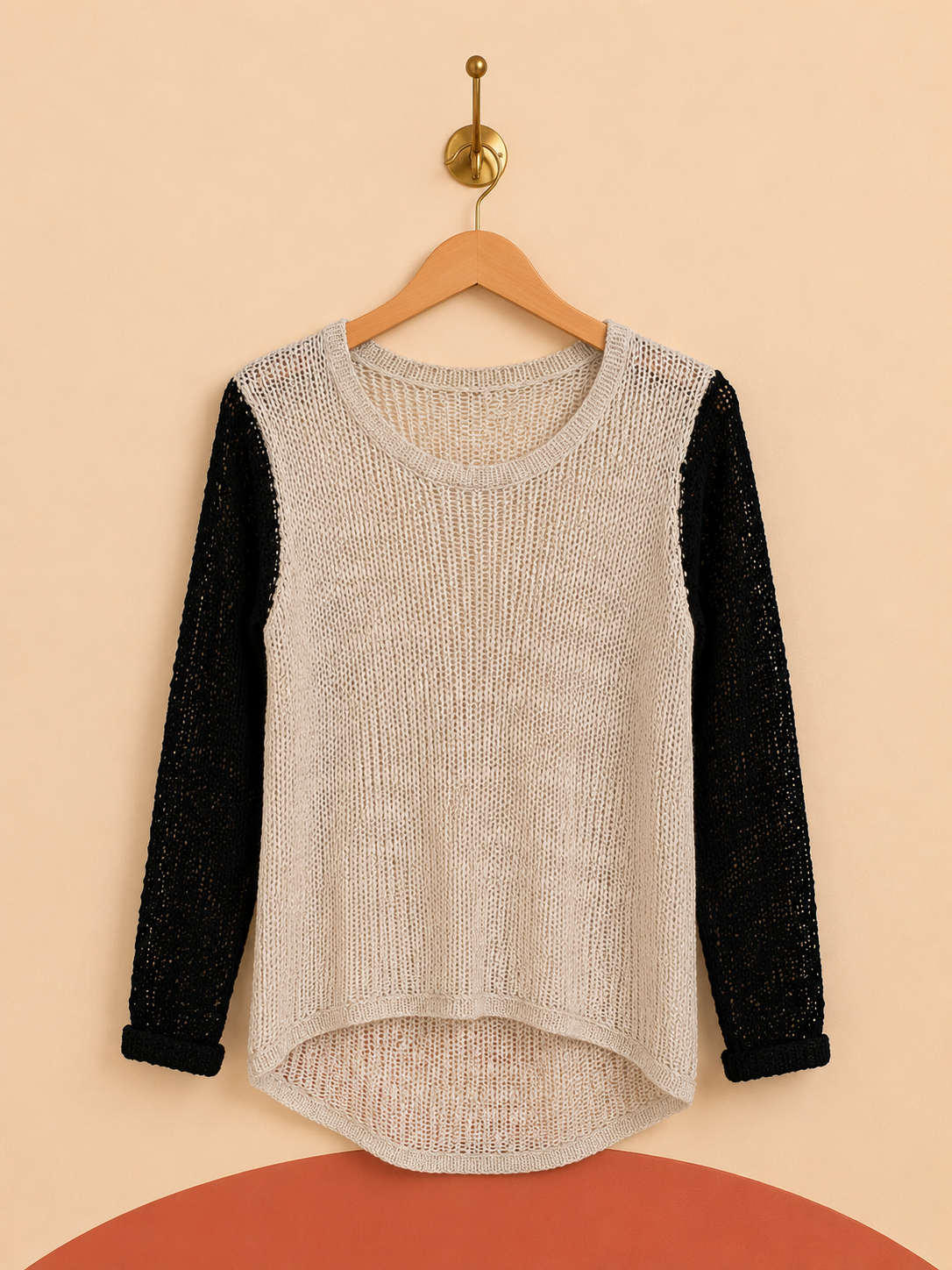 Pull en maille Chill & Chill bicolore – Taille M – Neuf avec étiquette