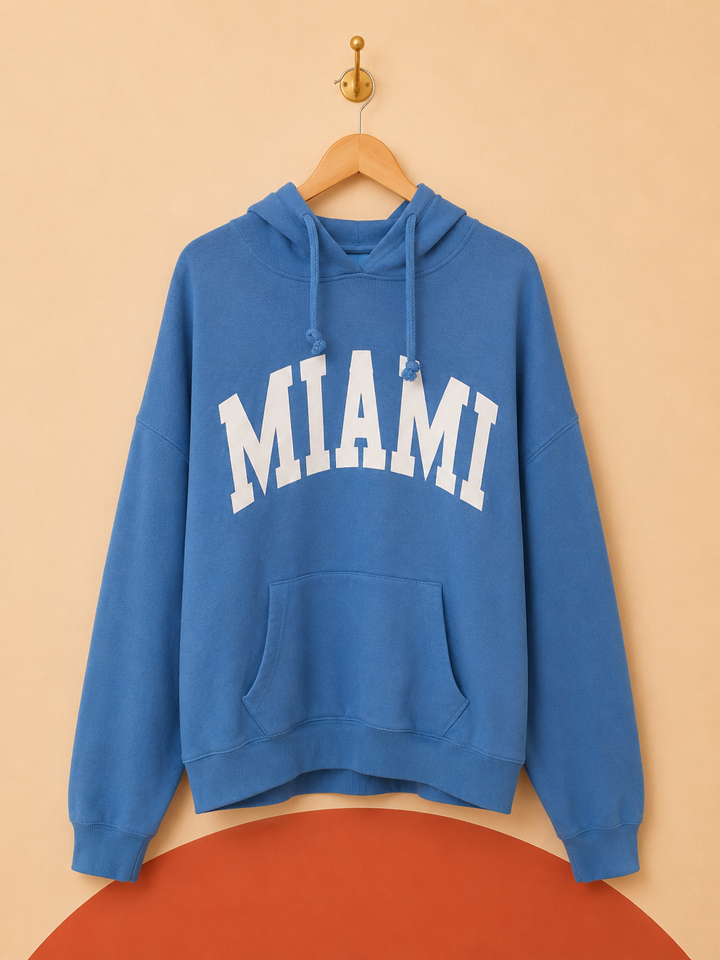 Sweat à capuche RELAXX bleu – Neuf avec étiquette