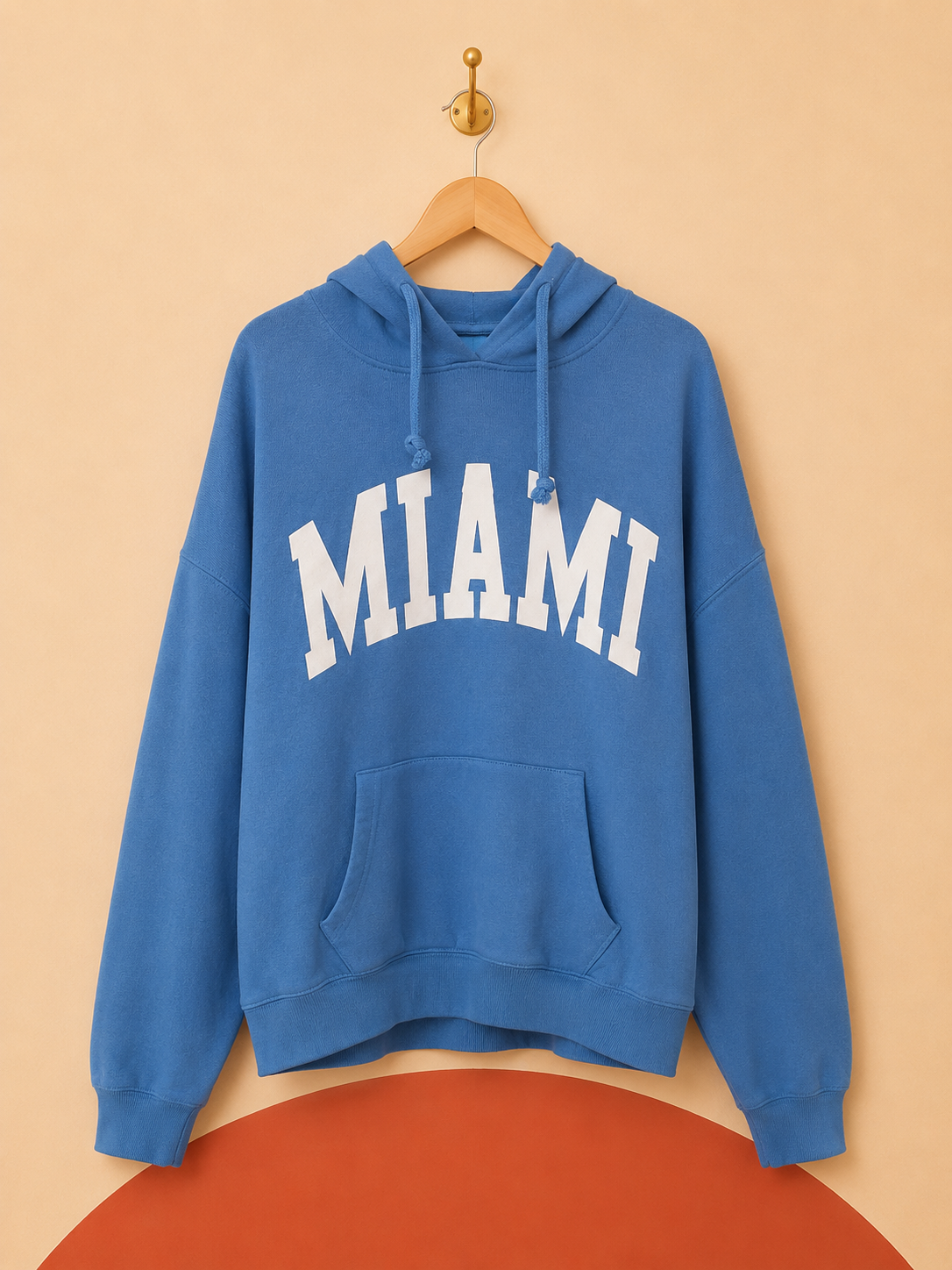 Sweat à capuche RELAXX bleu – Neuf avec étiquette