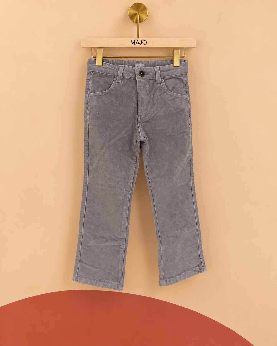 Pantalon en velours Gocco gris – Taille 4/5 ans – Neuf avec étiquette