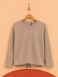 Sweat côtelé Stronger beige – Taille S – Neuf avec étiquette