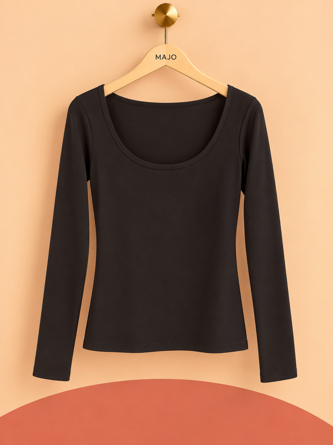 Top VILA noir manches longues – Taille XXL – Neuf avec étiquette