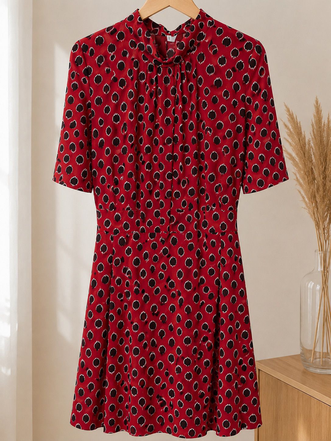 Robe Mango fluide imprimée
