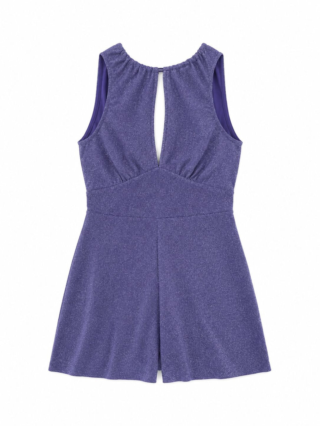 Combi-short violette femme – taille XS - neuf avec étiquette Coupe élégante sans manches