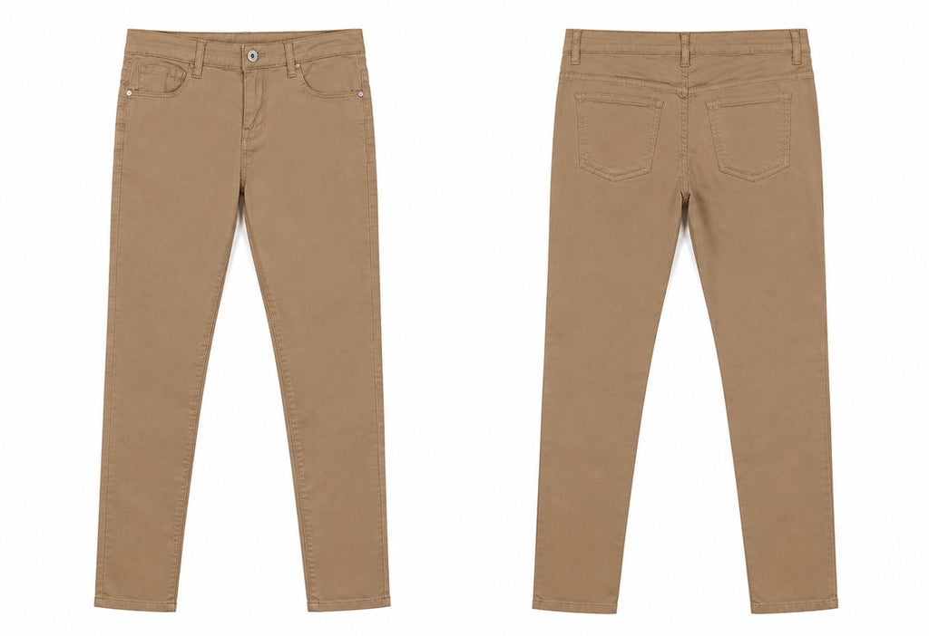 Tregging slim beige femme Golden Point – Taille S – Neuf avec étiquette
