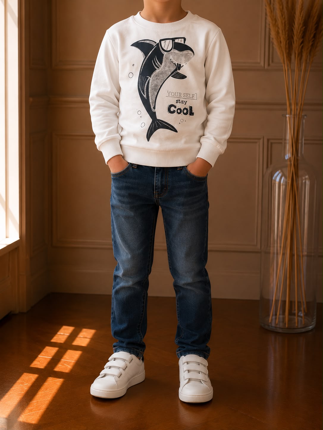 Pull JOAH 6/7 ans 60 % coton