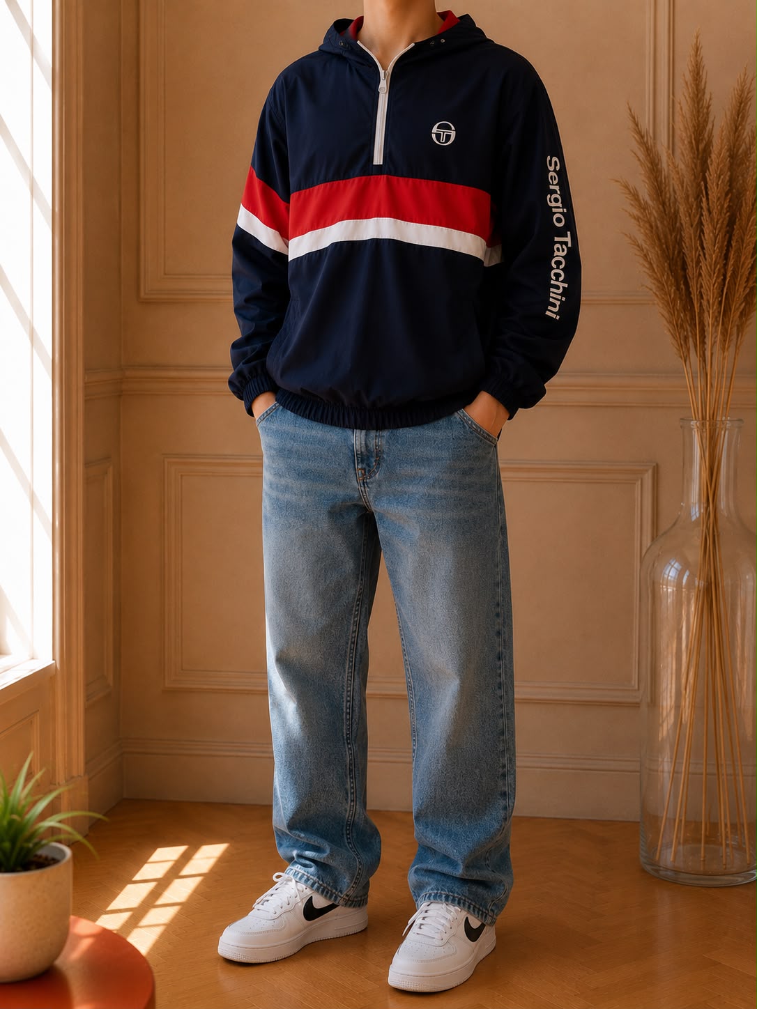 Coupe-vent Sergio Tacchini enfant 12 ans – Neuf sans étiquette