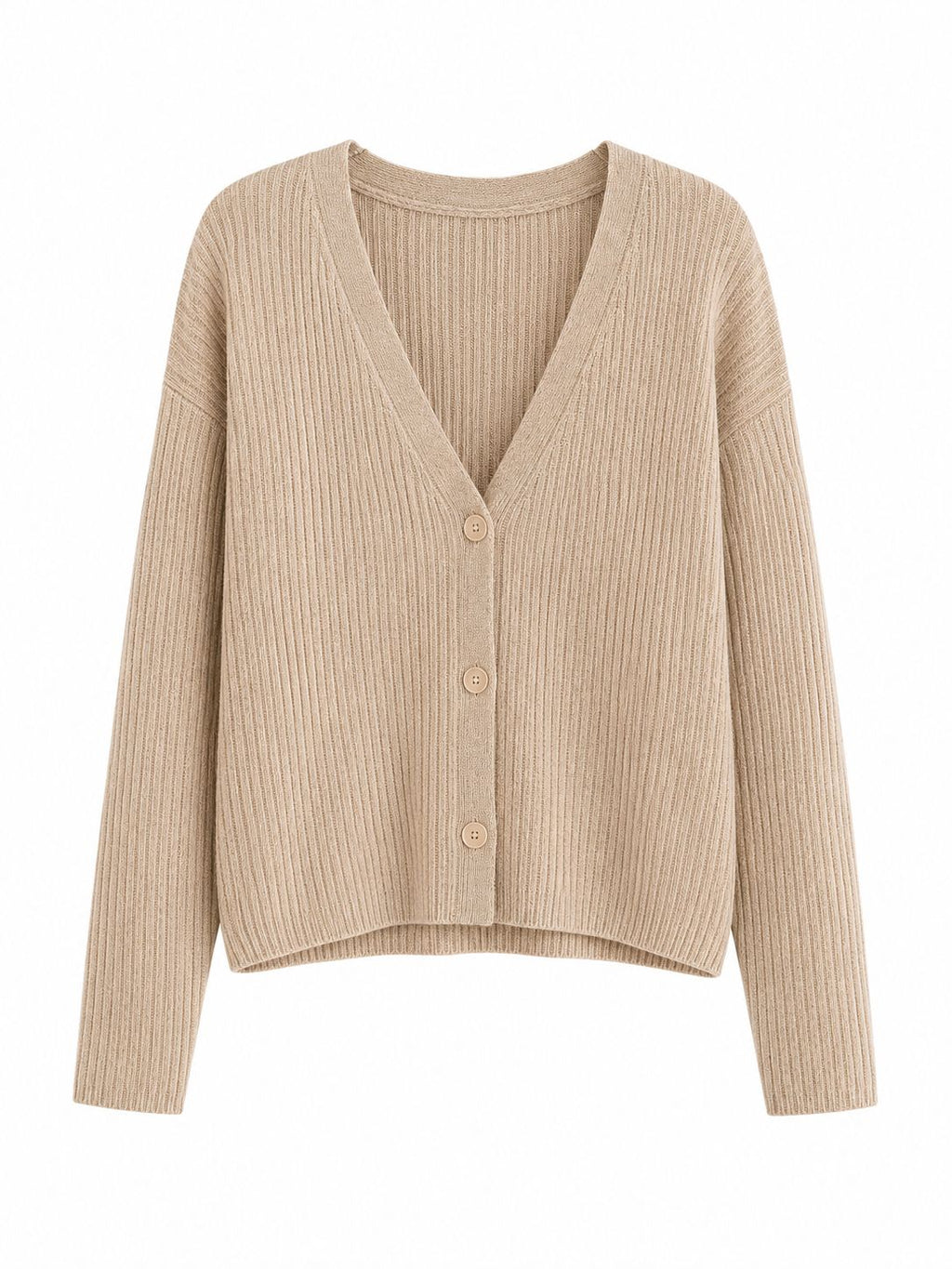 Cardigan beige côtelé : l’indispensable du dressing !