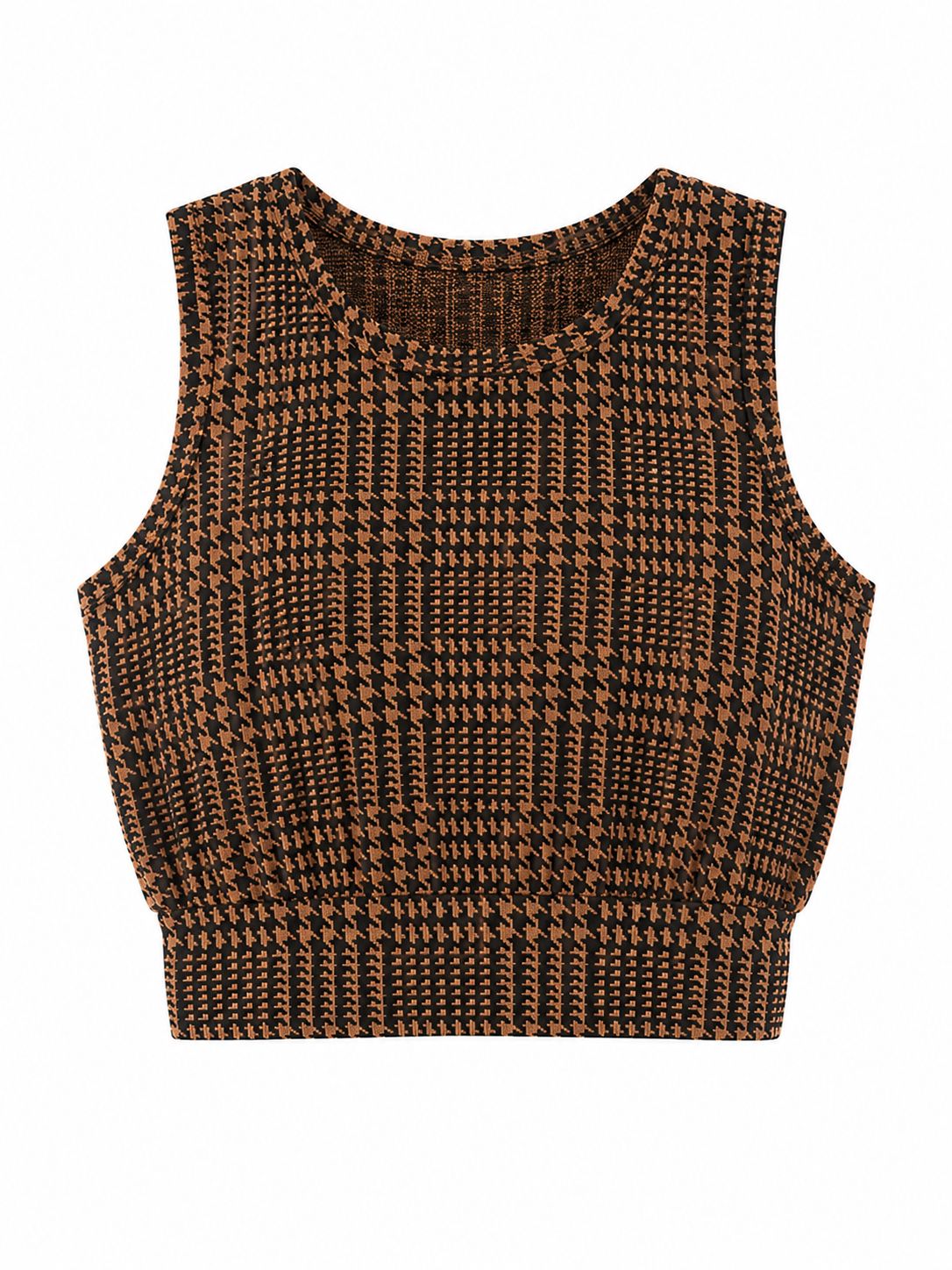 Crop top de sport Marron femme – taille  XS - Haut technique sans manches - neuf avec étiquette Heart And Soul